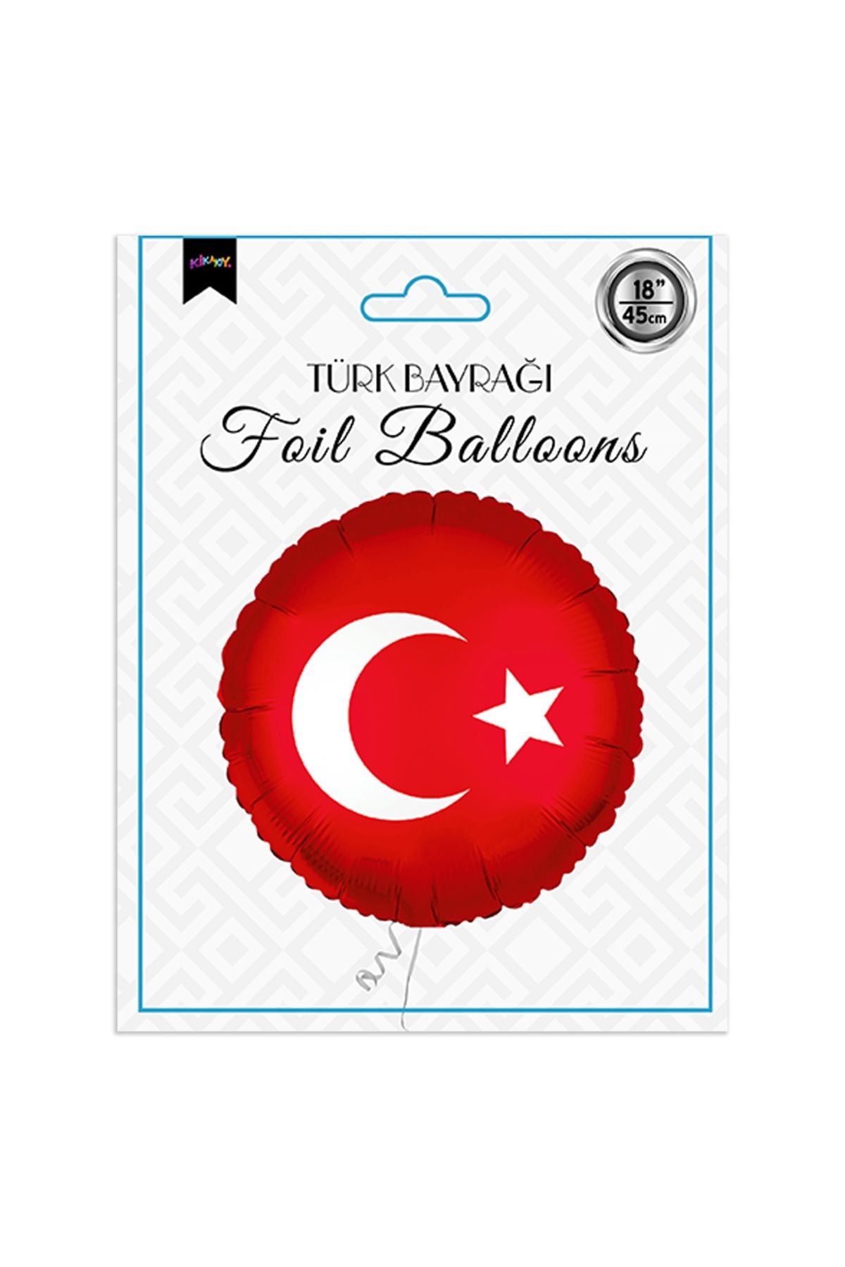 Türk Bayrağı Folyo Balon 18"