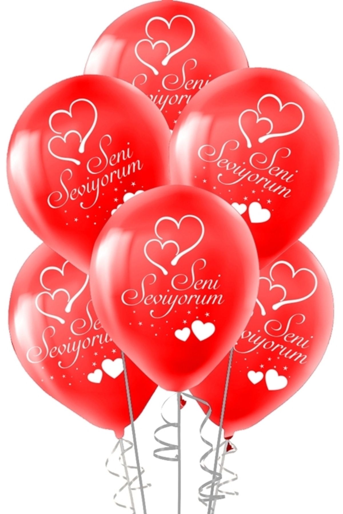 Seni Seviyorum Baskılı Balon 100 ADET