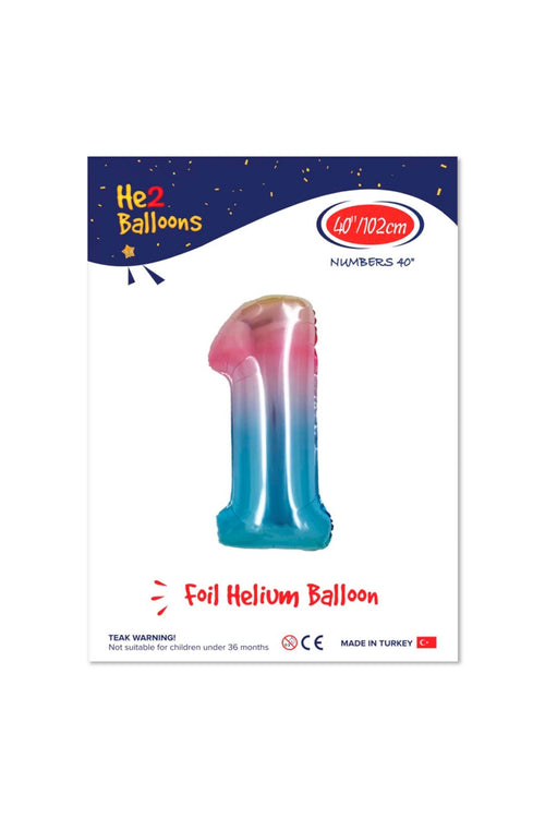 1 Rakam Folyo Balon 40"