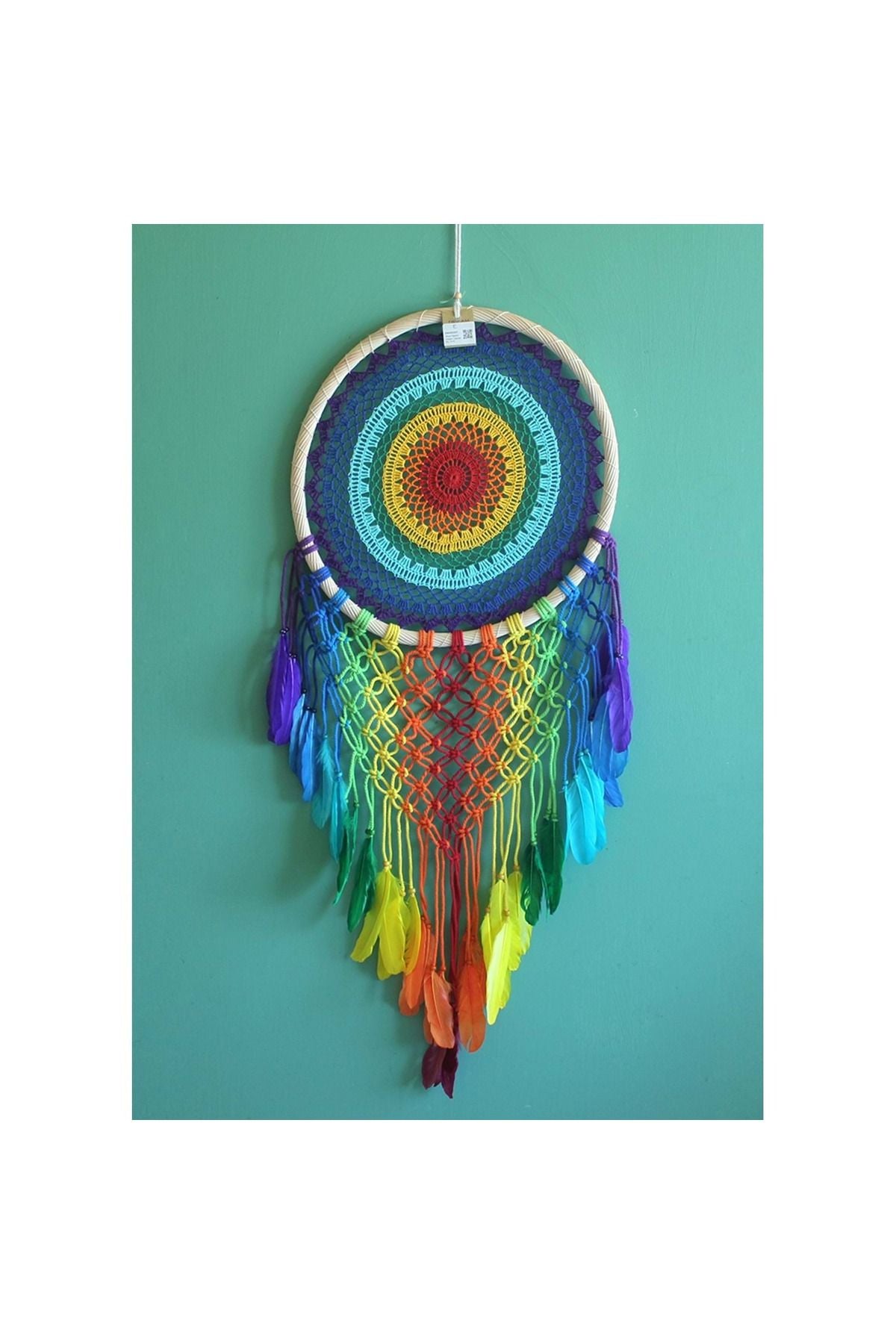 Dekoratif Rüya Kapanı Düş Kapanı Dream Catcher Roshıta 43 x 102 cm